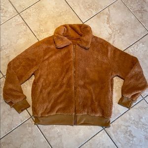 NWOT Light Teddy Coat